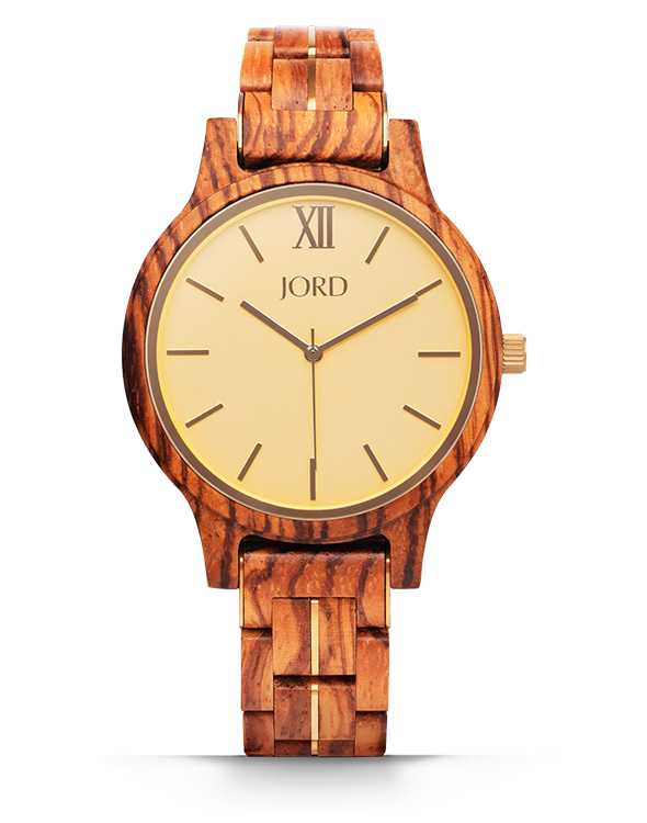 FRANKIE II zebrawood & champagne Watch Technicians Store