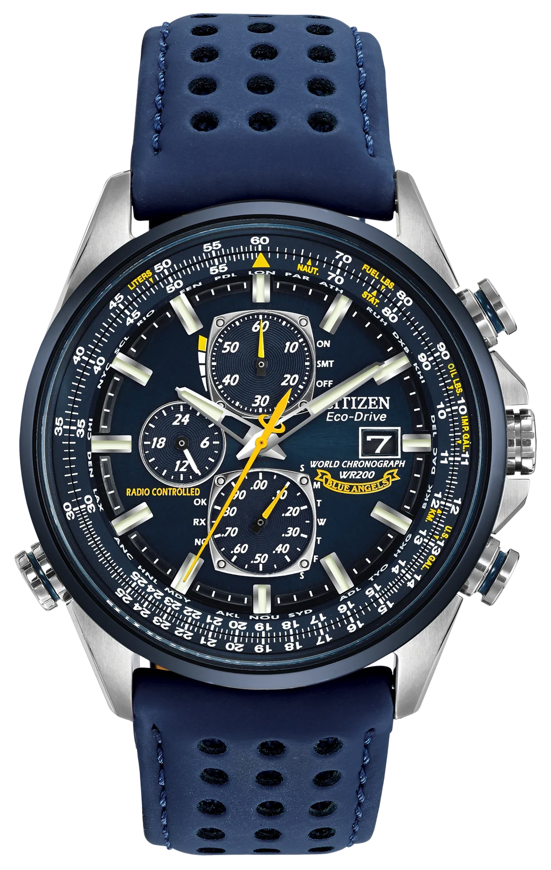 Citizen World Chronograph A-T AT8020-03L Blue Angels Eco-Drive watch
