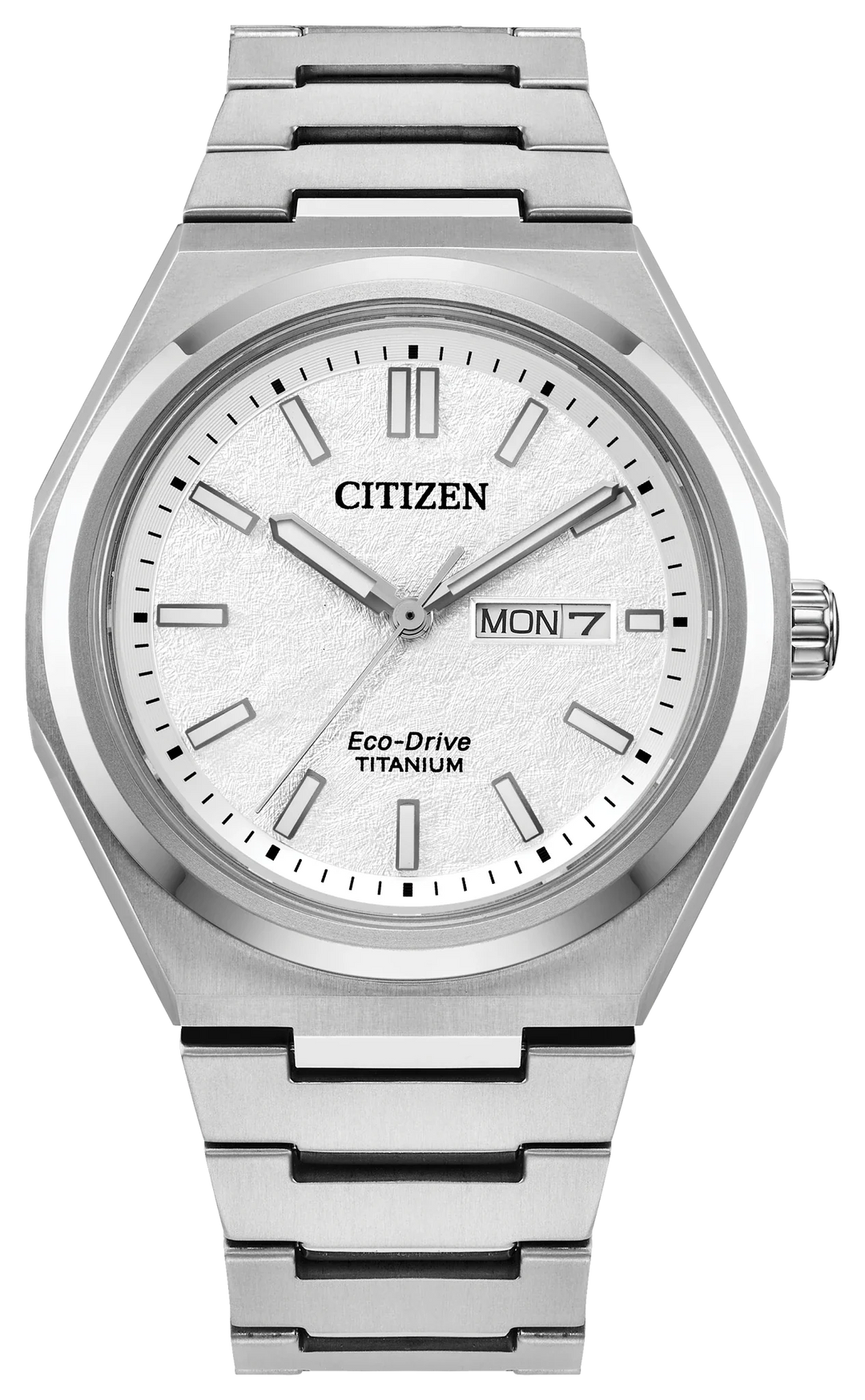 Citizen Zenshin AW0130-85A white dial Super Titanium Eco-Drive watch