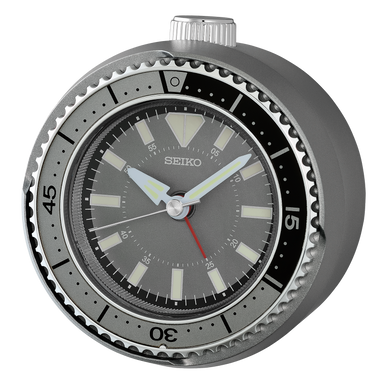 Seiko QHE207NLH rotating bezel alarm clock