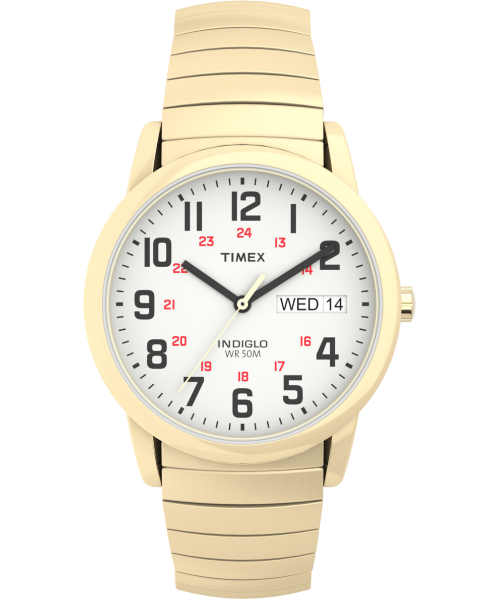 Timex Easy Reader Day Date 35mm expansion-band watch, model T20471
